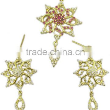 hot fashion jewelry sets gold plating whole sale jewelry