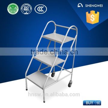 2016 Library use steel material 3 tier book ladder