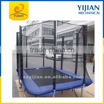 7ftx10ft Rectangle Trampoline with safety net