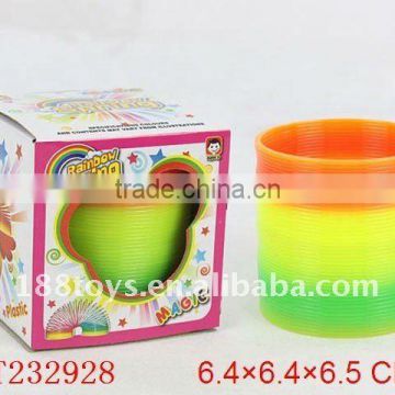 Plastic magic spring toy bouncing