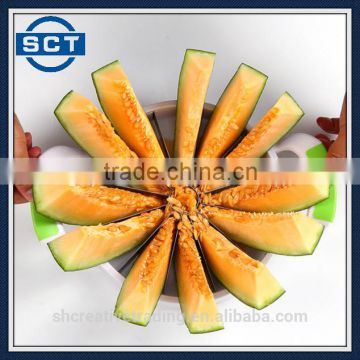 Melon Slicer with Rubber Grip Handles in Small Size