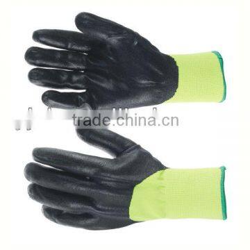 Open Back Nitrile Coated Glove