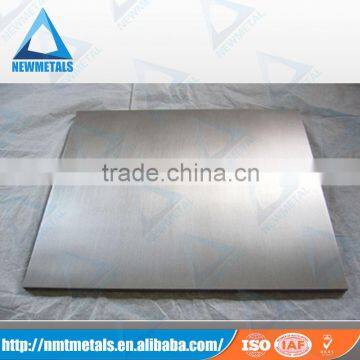 >=99.95% High purity r electrode materials and aerospace equipment parts used Rhenium plate/rhenium sheet