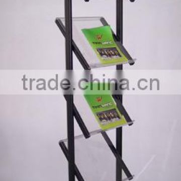 Brochure Stand, Acrylic Magazines Stand, display stand, book stand, snap frame