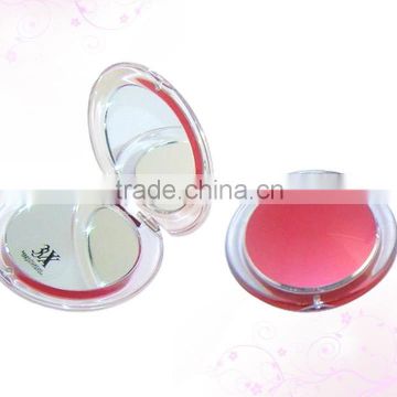 Clear acrylic foldable compact mirror, 10x magnifying pocket mirrors, round high quality makeup mirror