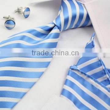 Latest Style Custom Tie Cufflink Hanky Set