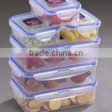 Plastic rectangle food containers cheap personalized food container