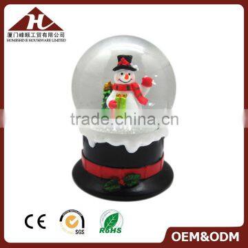 new year snow globe with ice base