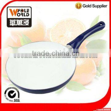 Aluminum ceramic frypan with bakelite handle