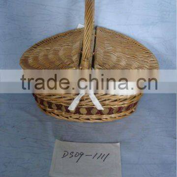 Hand woven Willow basket