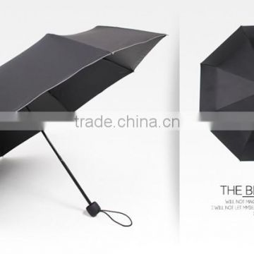 gold color handle luxury fold umbrella