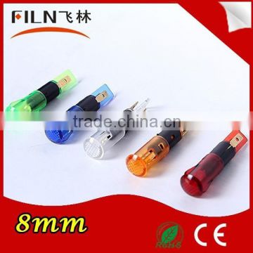 filn 8mm snap-in type water heater LED indicator light