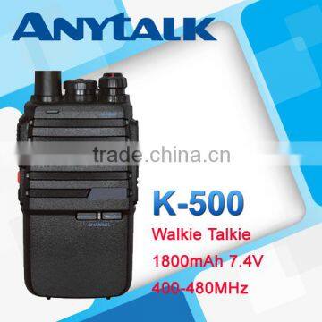 K-500 uhf 400-480mhz popular two way radios