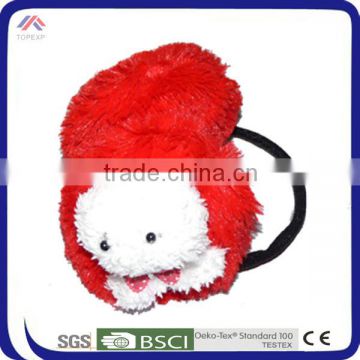 warm and cheap fashion cute warm red earmuffs