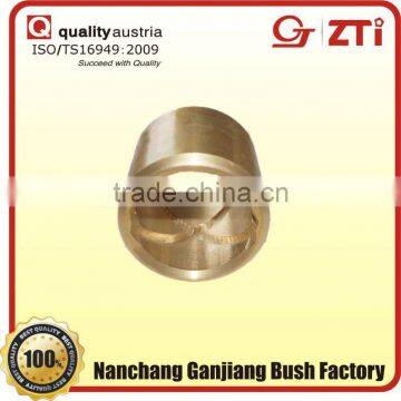 Flanged brass sleeve bushings