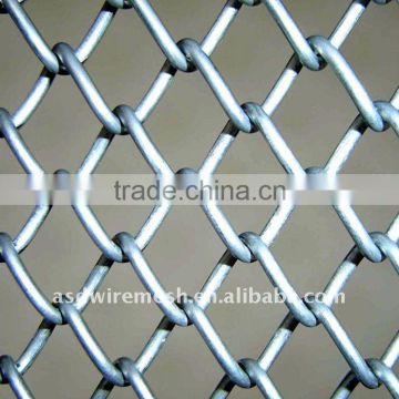 galvanized or PVC coated chain link fence for safety protection