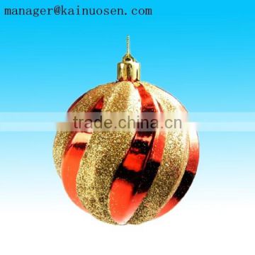 personalized 6pcs Pack Ball Ornaments ceramic Christmas ball Tree hanging ornament