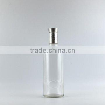 500ml Wholesale Custom Glass Bottle For Wine, Crystal Clear Empty Bottle