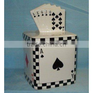 ceramic poker jar