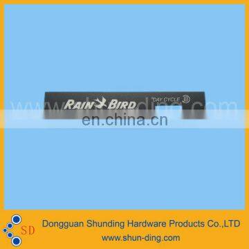 Clear flim printing faceplate