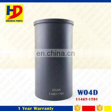 W04D Diesel Engine 11467-1791 IZUMI Cylinder Liner For HINO Excavator