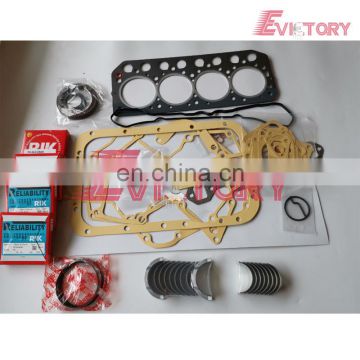 For MITSUBISHI S2E full complete gasket kit with cylinder head gasket