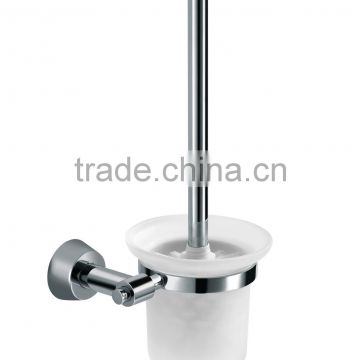 Wall-mounted Stainless Steel Chrome Finish Toilet Brush Cup Holder