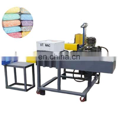 Weighing used clothes rags hydraulic baling machine compress bagging machine