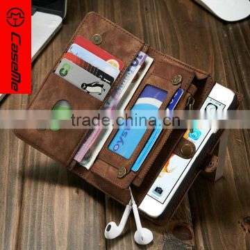 New arrival for apple iphone 6 plus flip wallet case with magnet