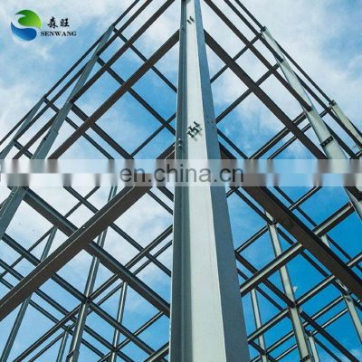steel roof structure light steel frame structure for industrial shed design prefabricated building