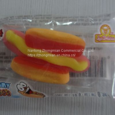 Assorted Fruit OEM Halal Gummy Candy with different shapes in Bag/Jar/Bottle/