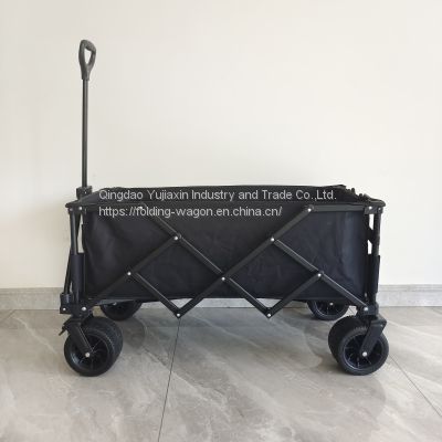 Hot Sale Folding Wagon Utility Beach Cart Outdoor Camping Wagon Collapsible Hand Trolley