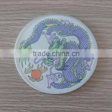 High quality personalized blank sublimation glass coasters/sublimation tablemat/ custom coaster