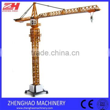 ZHENGHAO Self erecting tower crane Flat Top Crane