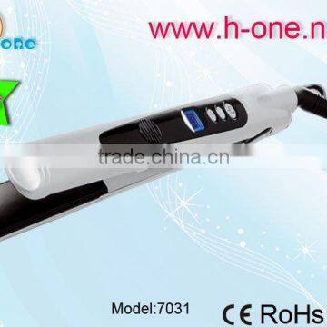 CE/Rohs Certification and LCD Display high temperature mini hair straightener plate