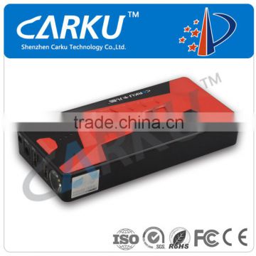 Professional Lithium polymer jump starter from carku with capacity 10000mah and cool design for 12 V cars