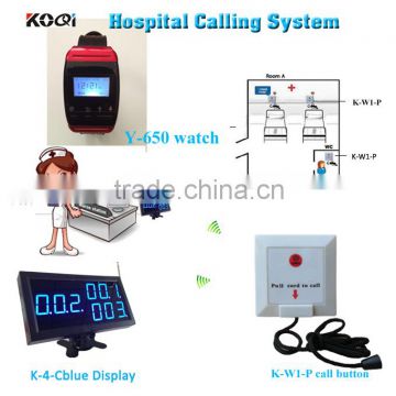 Newest Wireless Paging System for Clinic Patients Call Service K-4-Cblue Y-650 K-W1-P
