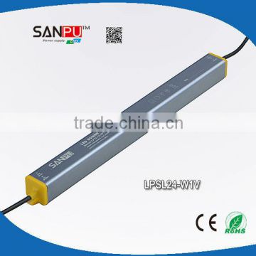SANPU CE ROHS Metal shell 24W 24V ac dc waterproof switching power supply