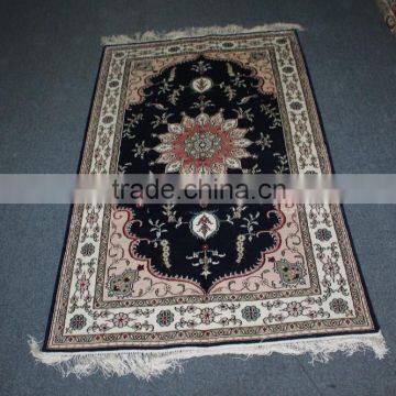 new fashion persian prayer rug handmade silk carpets hand knotted pure silk rug