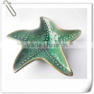 Starfish Ceramic Plate for Home Use