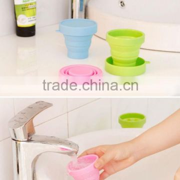Folding FDA Standard Durable promotion silicone cups