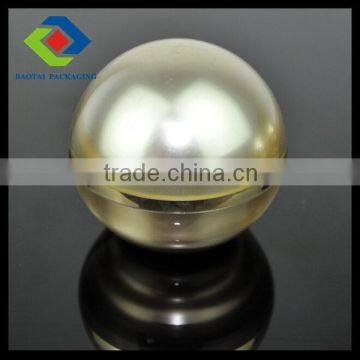 15g gold acrylic round ball package cream jar hot sale