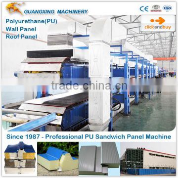 High Speed PU Foam Sandwich Wall Panel Machine