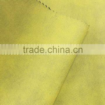 non-woven fashion coated shoes fabric/yellow color coated 210T polyesterfabric/table cloth