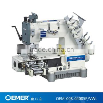 OEM-008-04085P/VWL 4 needle chain stitch cylinder bed multi needle elastic feeding industrial sewing machine