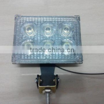 6w input voltage 12 to 80v Die cast Aluminum led working light bar