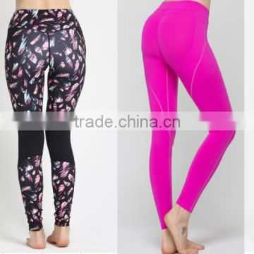 2016 ustomized design colorful yoga pants wholesale