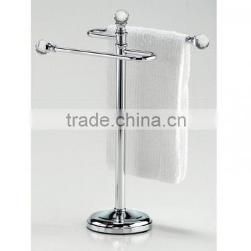 Free Standing Crystal Fingertip Towel Stand