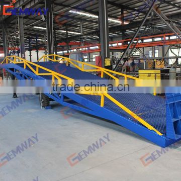 CE approved hydraulic mobile forklift loading ramps