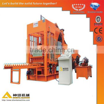 QT5-15 automatic hydraulic concrete vibro press block machine